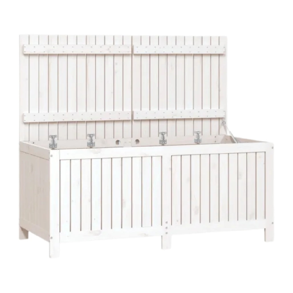 Bac de rangement extérieur en bois - pour organiser les espaces extérieurs - en bois traité - 150 x 80 x 100