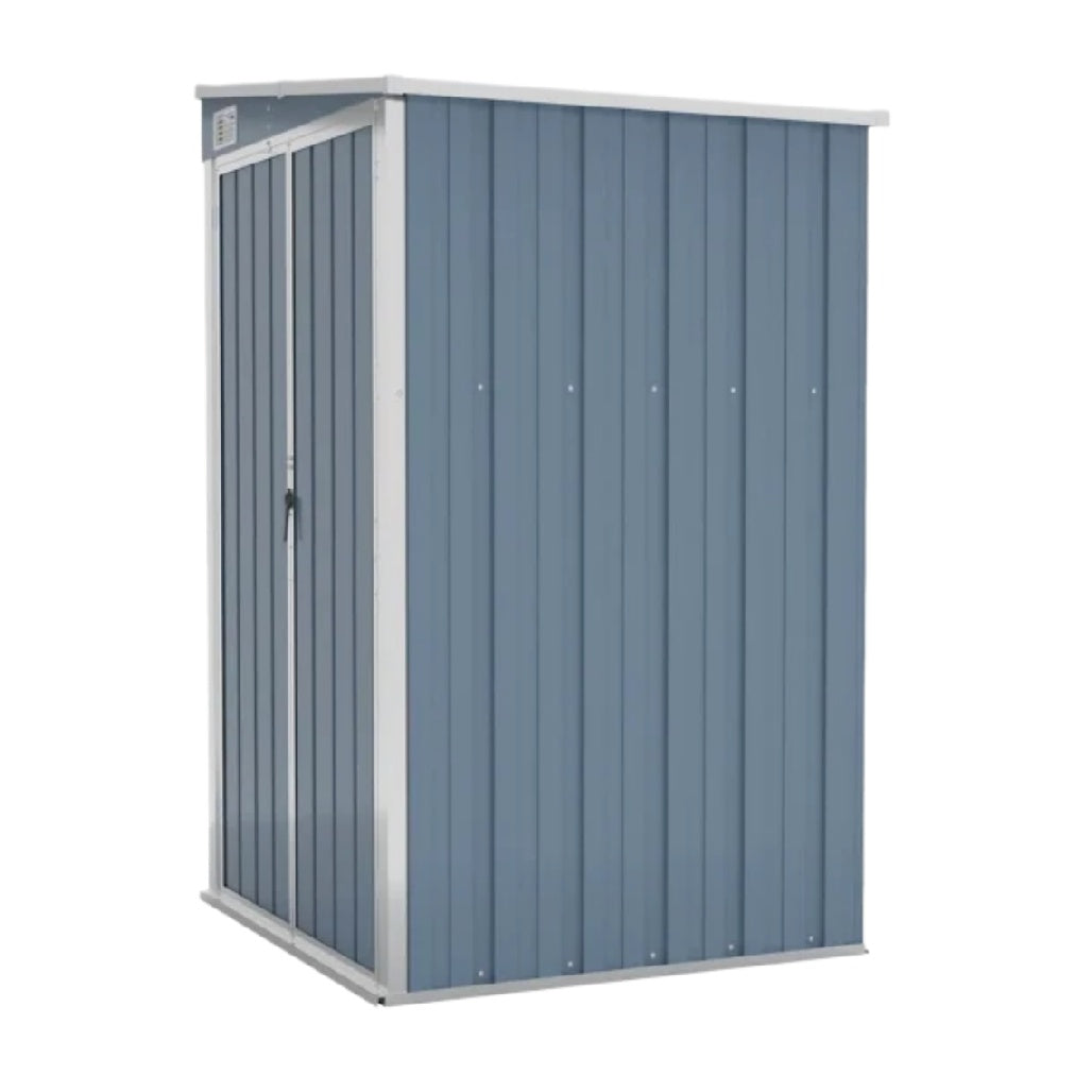 Abri de jardin en métal pour rangement extérieur - 80 x 60 x 120